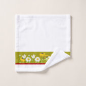 Vrolijke zomer op een badkamer handdoek set (Wasdoekje)