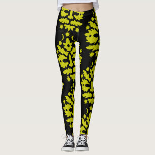 vrolijke zomerzonsondergang Midzomer Leggings