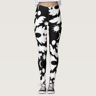 vrolijke zomerzonsondergang Midzomer Leggings