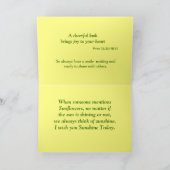 vrolijke Zonnebloem- aanpassen Kaart (Binnen)