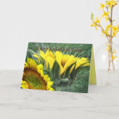 vrolijke Zonnebloem- aanpassen Kaart (Gele Bloem)