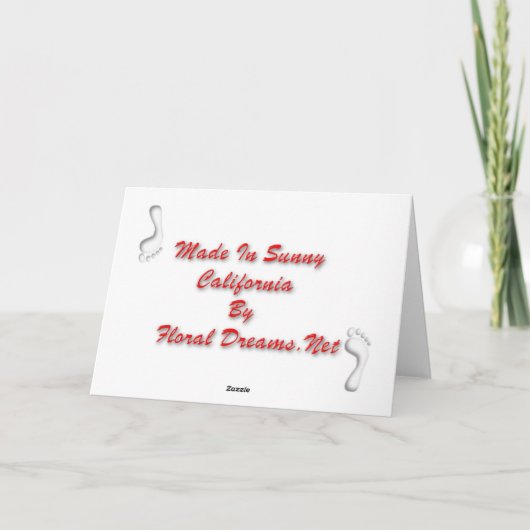 Vrolijke Zonnebloem Kerst Kaart (Achterkant)