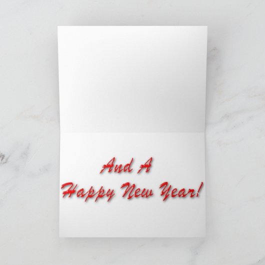 Vrolijke Zonnebloem Kerst Kaart (Binnen)