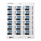 Vrolijke zonnewende nacht etiket (Full Sheet)