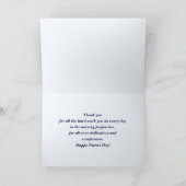 Vrolijke zuster Dag. Amerikaanse patriottische Kaa Bedankkaart (Binnen)