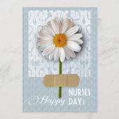 Vrolijke zuster Dag. Daisy Flat Wenskaart Kaart (Voorkant)