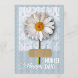Vrolijke zuster Dag. Daisy Flat Wenskaart Kaart