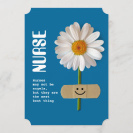 Vrolijke zuster Dag. Fun Daisy Flat Wenskaart Kaart