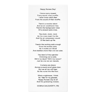 Vrolijke zuster Dag! Reclamekaart