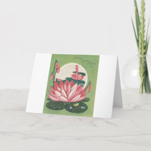  vrolijke zuster met Lily Pad Kaart