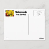 Vrolijke zuster Week! briefkaarten Tulips waardere (Achterkant)