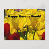 Vrolijke zuster Week! briefkaarten Tulips waardere