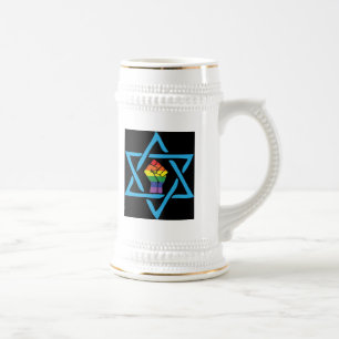 Vrolijke Zwarte Joods Bierpul