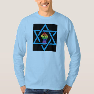 Vrolijke Zwarte Joods T-shirt