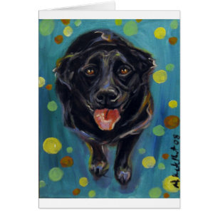 Vrolijke zwarte labbelletjes