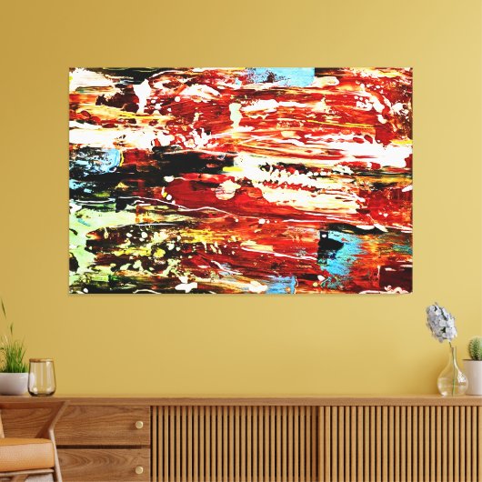 Vrolijkheid Canvas Afdruk (Insitu (Woonkamer))