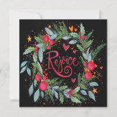 Vrolijkheid Krans Inspiratie Kerstkaart (Voorkant)