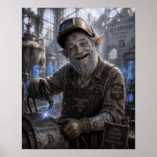 Vrolijkheid / Lasser / Verlaten Brouwerij Poster (Voorkant)