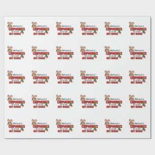 Vrolijkste groep chipmunks deze kant kerstmis cadeaupapier