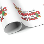 Vrolijkste groep chipmunks deze kant kerstmis cadeaupapier (Rol Hoek)