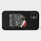 Vrolijkste groep vrienden Kerstmis bijpassend sarc Case-Mate iPhone Case (Achterkant (horizontaal))