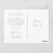 Vrolijkste kerstfoto, modern minimalistisch briefkaart (Achterkant)