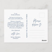 Vrolijkste kerstfoto, modern minimalistisch briefkaart (Achterkant)