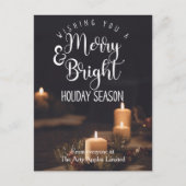 vrome feestelijke zakelijke marketing briefkaart (Voorkant)