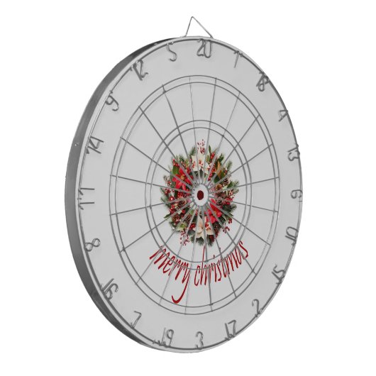 vrome kerst dartbord (Voorkant Links)