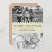 vrome kerst feestdagenkaart (Voorkant / Achterkant)