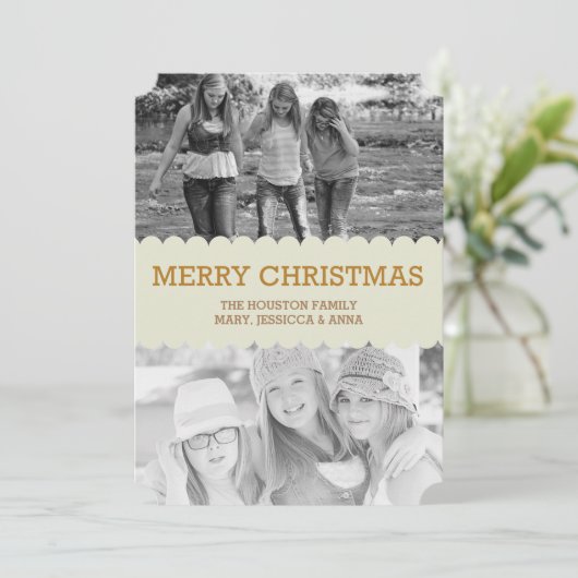 vrome kerst feestdagenkaart (Staand voorkant)