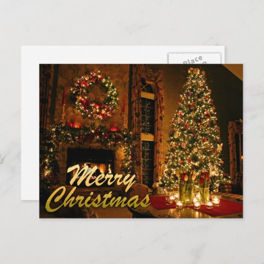 vrome kerst feestdagenkaart (Voorkant / Achterkant)