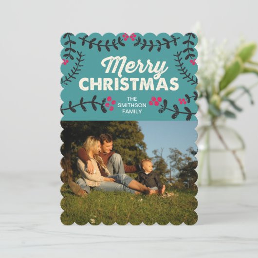 vrome kerst feestdagenkaart (Staand voorkant)