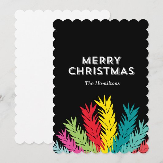 vrome kerst feestdagenkaart (Voorkant / Achterkant)