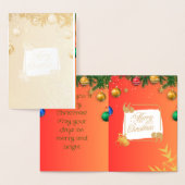 vrome kerst folie kaarten (Display)