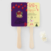 vrome kerst handwaaier (Voorkant en achterkant)