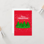 vrome kerst kaart (Voorkant / Achterkant in situ)