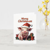 vrome kerst kaart (Gele Bloem)