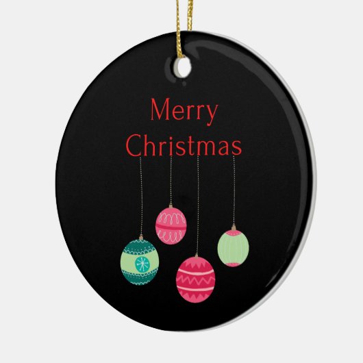 vrome kerst keramisch ornament (Links)