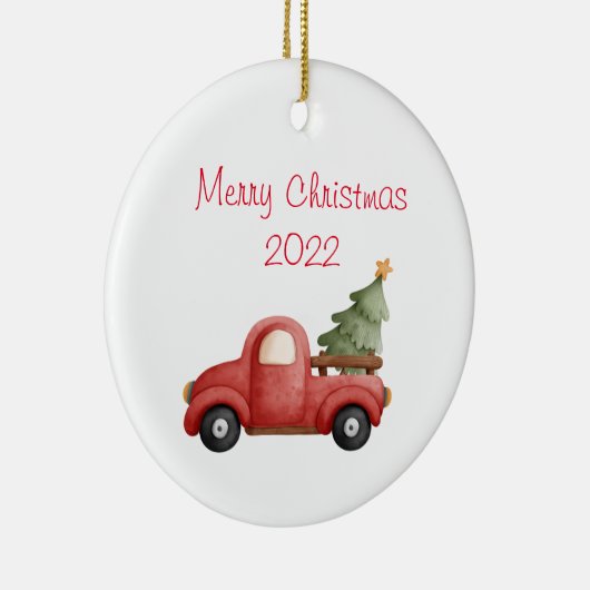 vrome kerst keramisch ornament (Rechts)