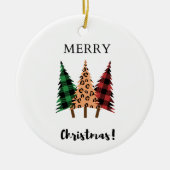 vrome kerst keramisch ornament (Voorkant)