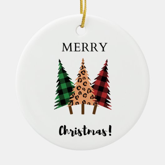 vrome kerst keramisch ornament (Voorkant)