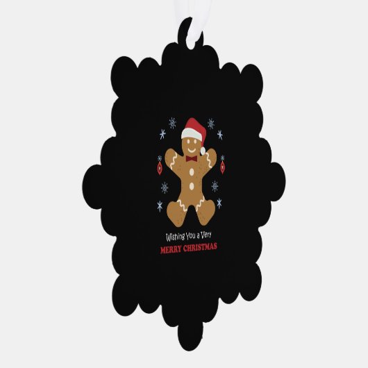 vrome kerst ornament kaart (Rechts)