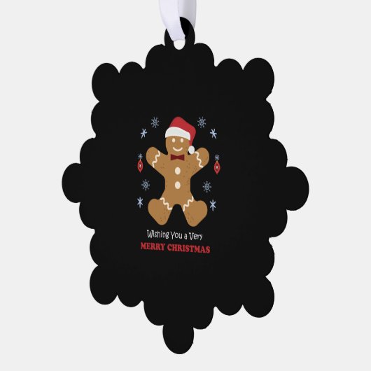 vrome kerst ornament kaart (Links)