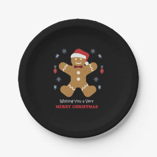 vrome kerst papieren bordje