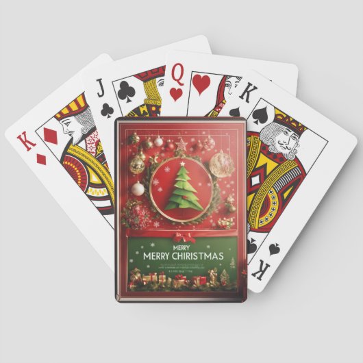 vrome kerst pokerkaarten (Achterkant)