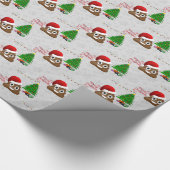 vrome kerst poo emoji cadeaupapier (Hoek)