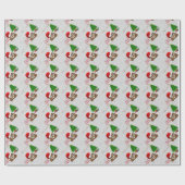 vrome kerst poo emoji cadeaupapier (Vlak)