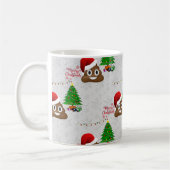 vrome kerst poo emoji koffiemok (Links)