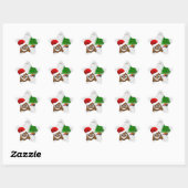 vrome kerst poo emoji ster sticker (Vel)
